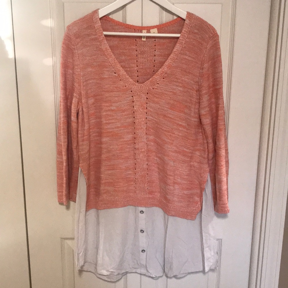 Moth for Anthropologie Pre-layered Sweater